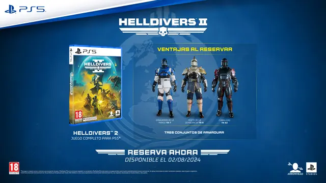 DLC Tres Conjuntos de armadura - Helldivers II