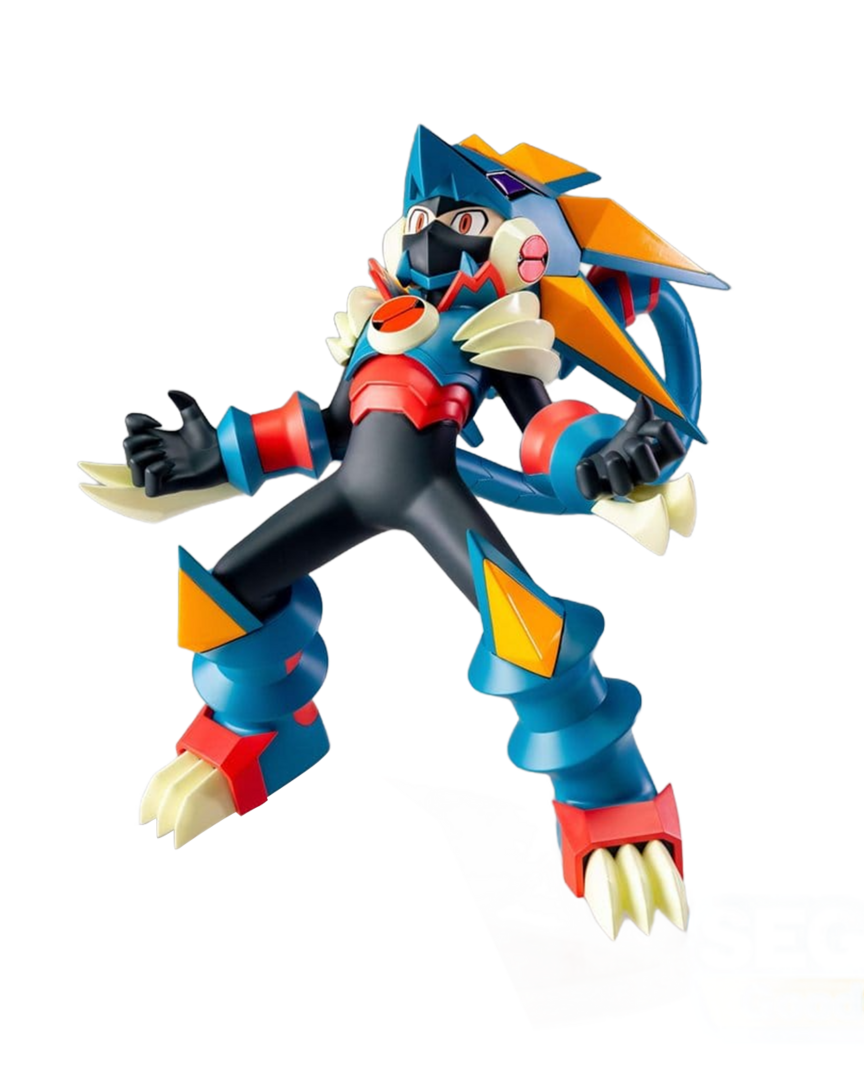 Figura mega man gregar beast mega man battle network luminasta