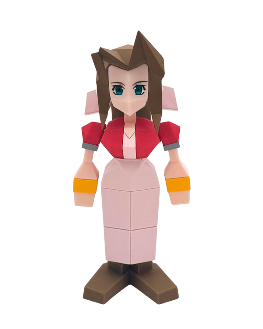 Figura aerith gainsborough final fantasy vii: rebirth polygon square enix