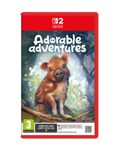 Carátula de Adorable Adventures para Switch 2 (edición PAL España)