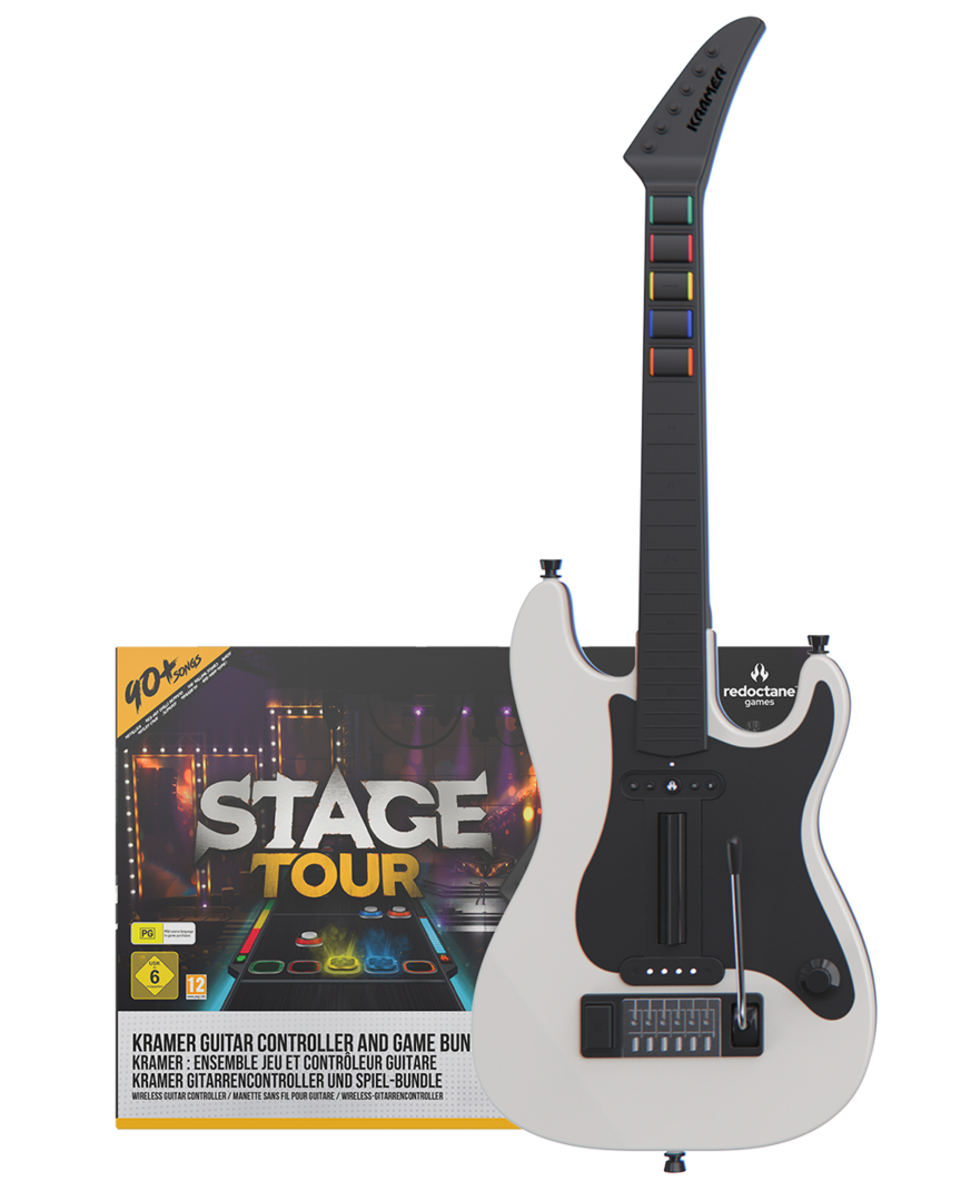 Stage tour game + kramer guitar controller bundle
