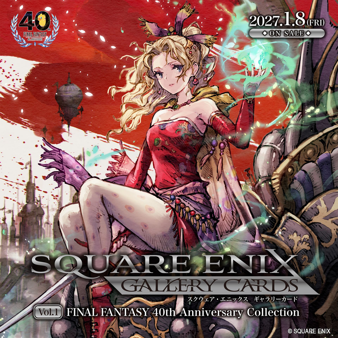Pack cartas final fantasy 40th anniversary collection box gallery cards vol 01 square enix