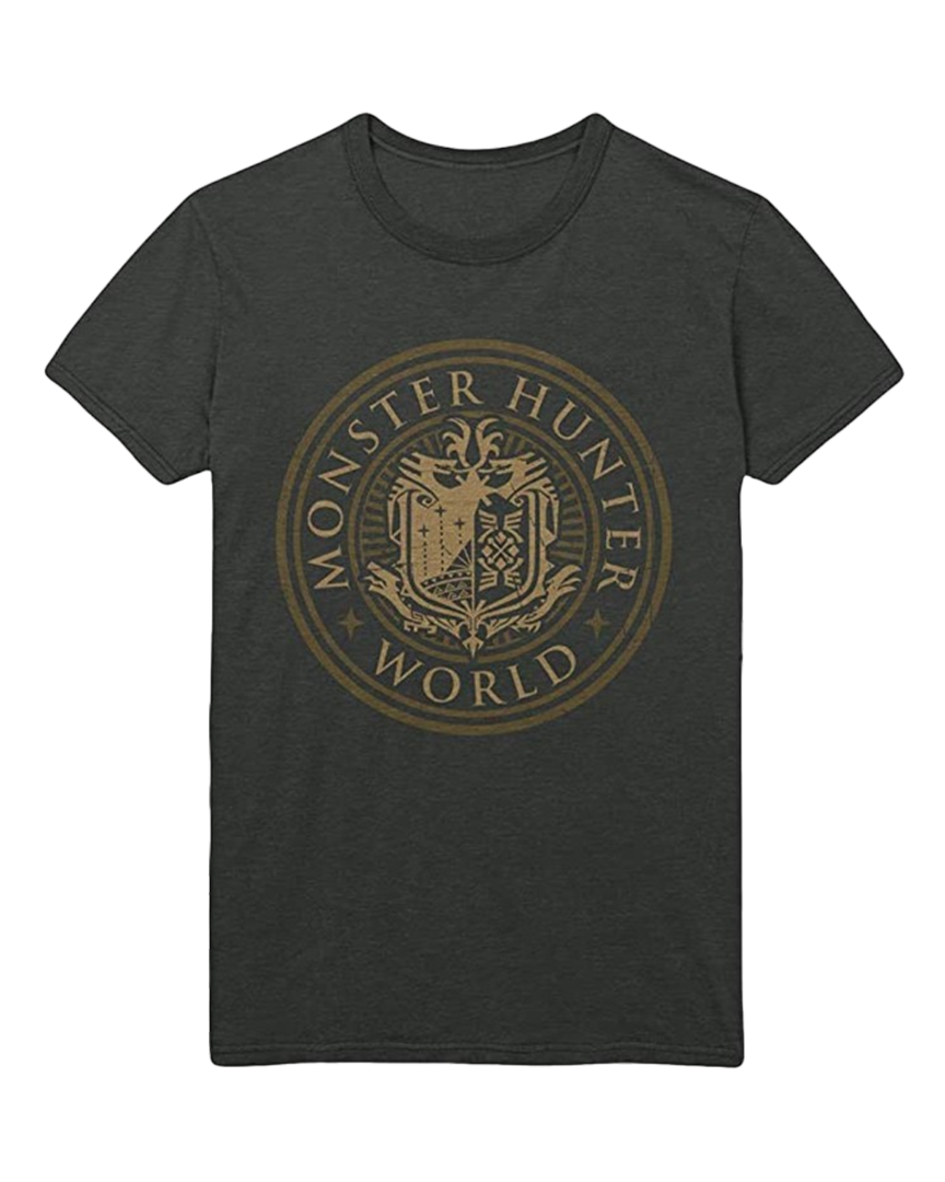 Camiseta Emblema Vintage Monster Hunter Talla S