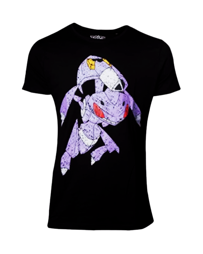 Camiseta negra Mythicals Genesect Pokémon Talla S