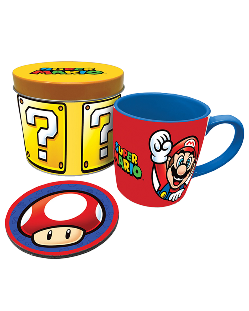 Caja regalo super mario let's go con licencia oficial