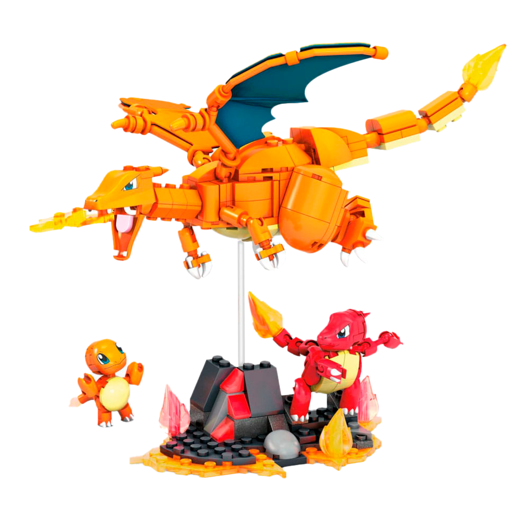 Pokemon mega construx - charmander evolution set
