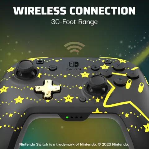 Comprar Rematch Wireless Controller Glow Mario Stars Switch