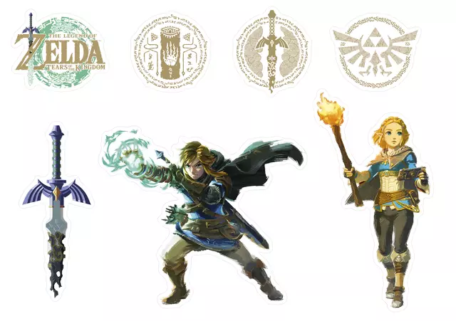 Comprar The Legend of Zelda: Tears of the Kingdom + Set de Pegatinas Oficiales Switch Pack Pegatinas
