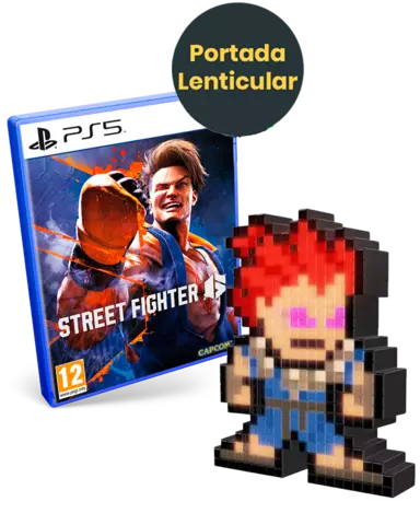 Reservar Street Fighter 6 Edición Lenticular + Pixel Pals Akuma Street Fighter - PS5, Pack Akuma