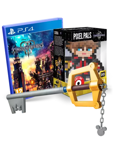 Comprar Kingdom Hearts III Pack Sora + Llave Espada del Reino Escala 1:1 (90 cm) PS4 Edición xtralife 3