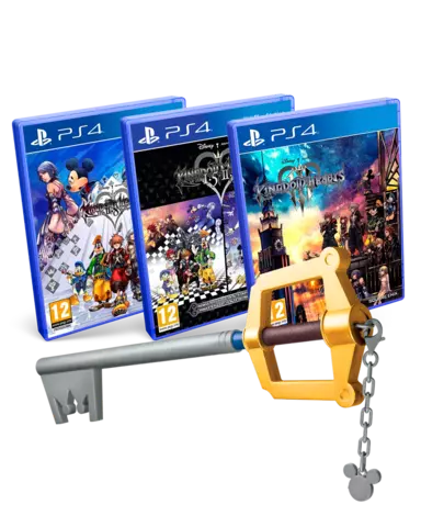 Comprar Kingdom Hearts Mega Pack + Llave Espada del Reino Escala 1:1 (90 cm) PS4 Edición xtralife 4