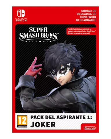 Comprar Super Smash Bros Ultimate - Pack del Aspirante 1: Joker Nintendo eShop Switch