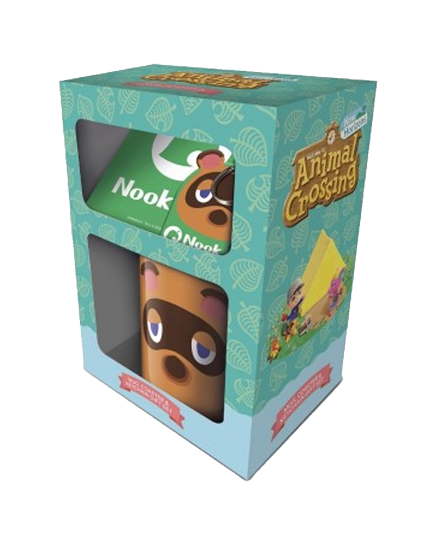 Caja regalo animal crossing tom nook