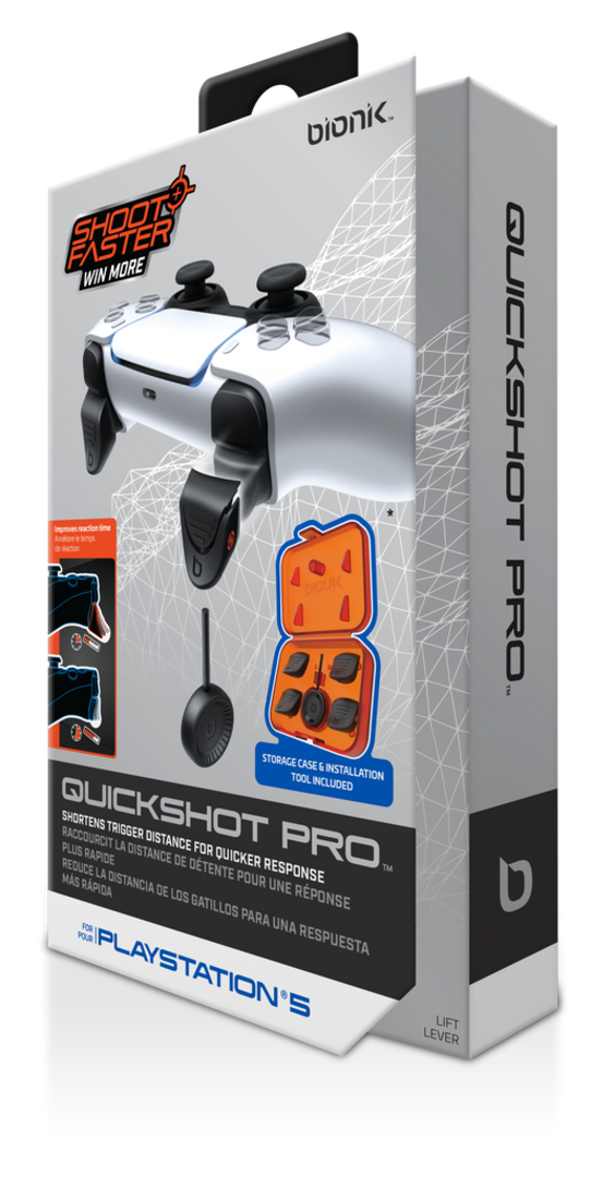 Bionik QuickShot Pro para DualSense (Con caja de almacenamiento)