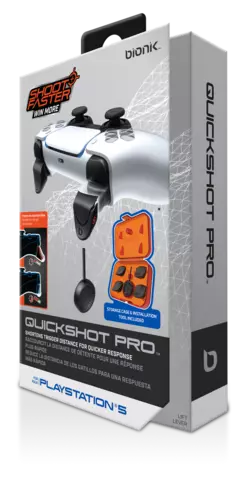Comprar Bionik QuickShot Pro para DualSense (Con caja de almacenamiento) PS5 Mandos
