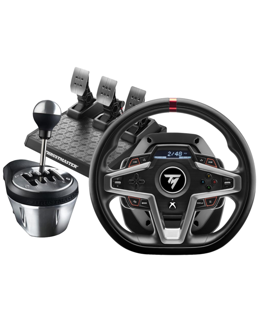 Volante T248 Thrustmaster (Xbox Series X|S, Xbox One, PC) + Palanca de Cambio TH8A Shifter