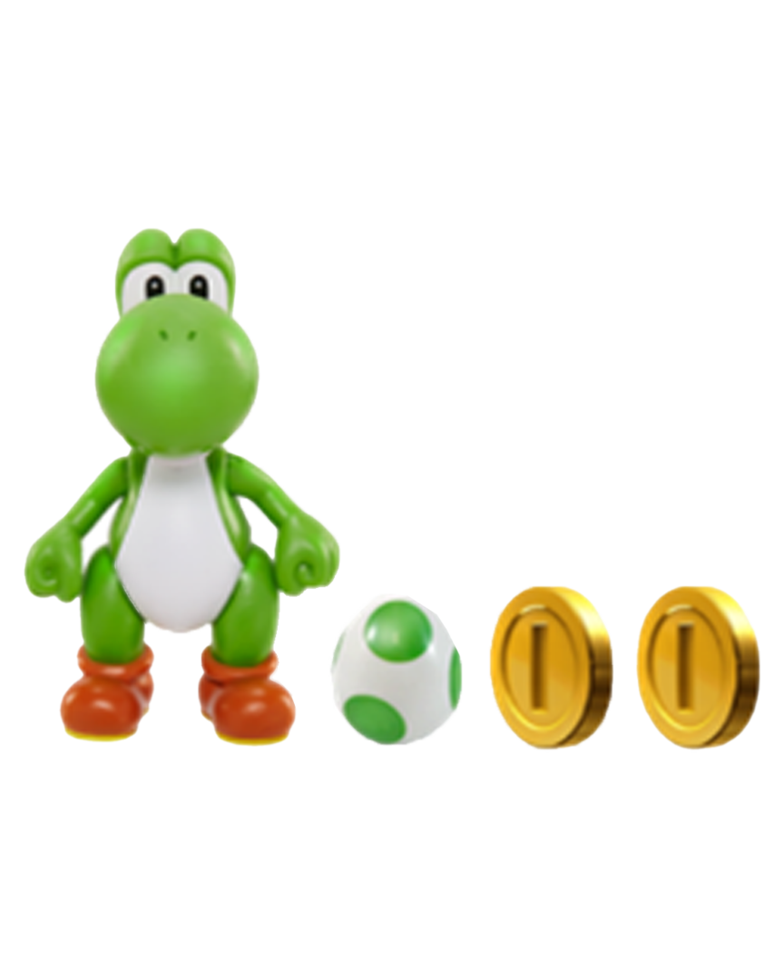 Figura Yoshi & Green Egg Nintendo Edición Gold Colletion 10cm
