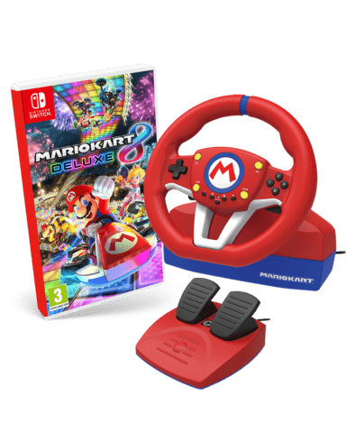 Comprar Mario Kart 8 Deluxe + Volante Wheel Pro Hori Licenciado Switch Pack  Volante
