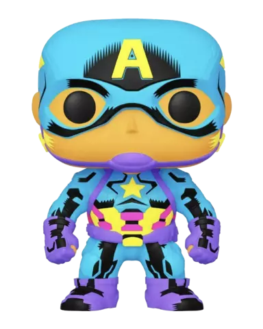 Comprar Figura POP! Capitán America Edición Especial Black Light Figuras Estándar
