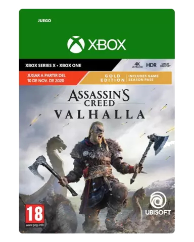 Comprar Assassin's Creed Valhalla Edición Gold Xbox Live Xbox One