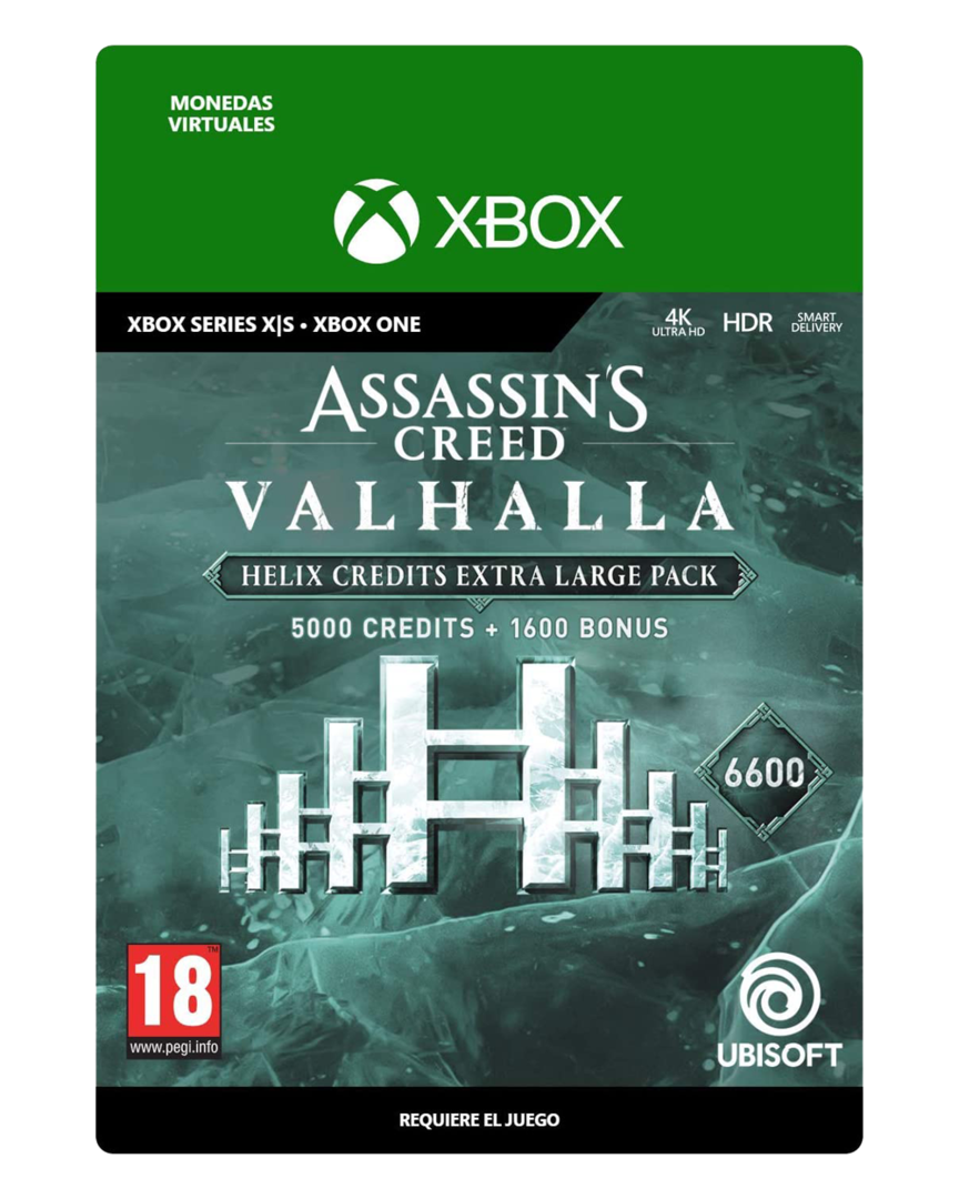 Assassin's Creed Valhalla 6600 Créditos Helix