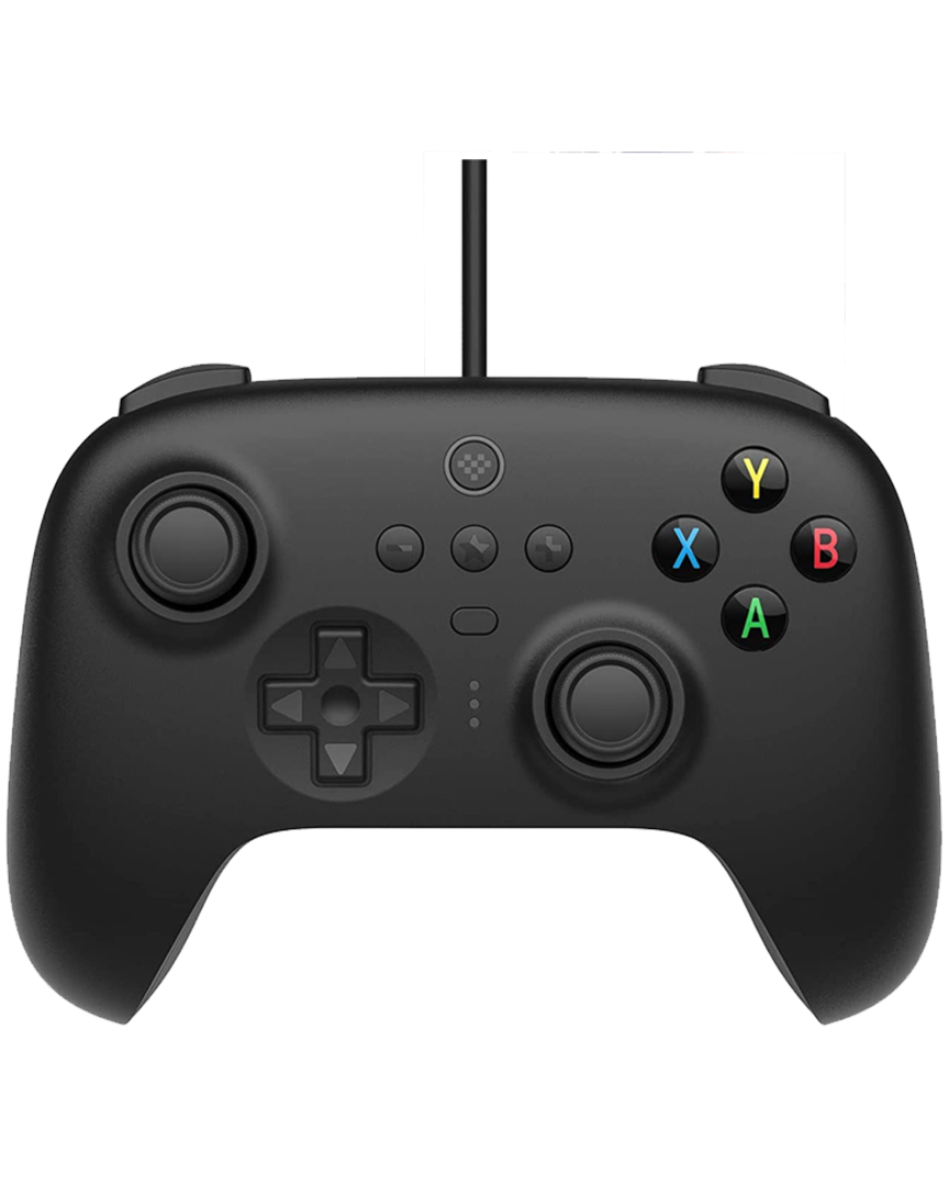 Mando ultimate 8bitdo negro con cable para nintendo switch/pc