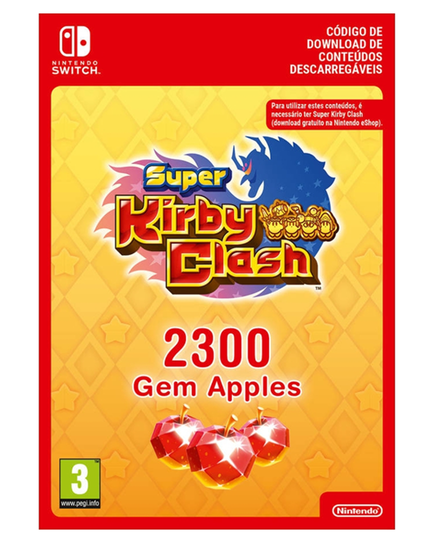 Super kirby clash gem apples 2300