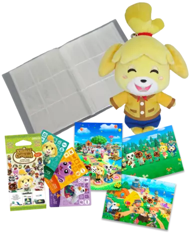 Comprar Pack 3 Tarjetas amiibo Animal Crossing Serie 1 + Peluche Isabelle +Album para Cartas Coleccionista + Set de Postales Animal Crossing Figuras amiibo