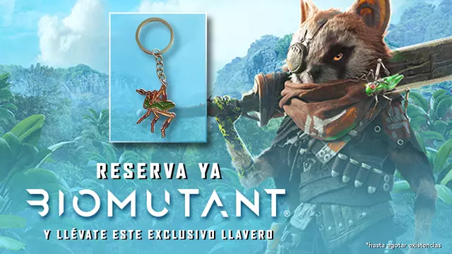 Llavero de Metalico oficial Biomutant