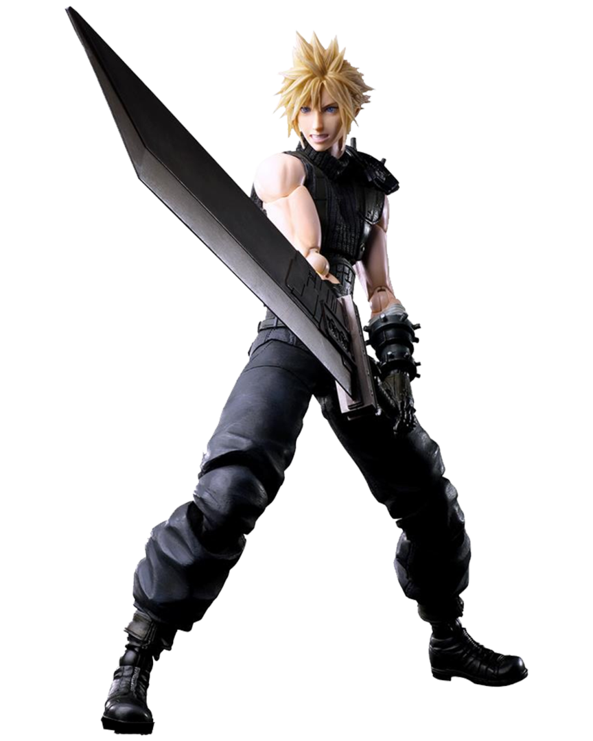 Final fantasy vii play arts kai figura cloud strife 27 cm