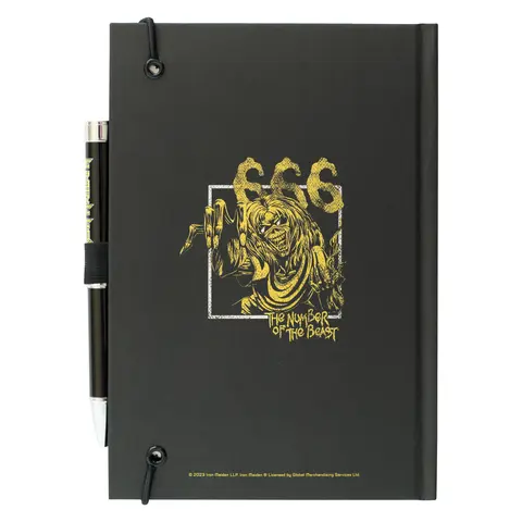 Comprar Cuaderno Premium A5 Con Boligrafo Proyector Iron Maiden 