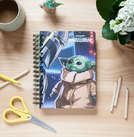 Comprar Cuaderno Tapa Forrada A5 Star Wars The Mandalorian 2 