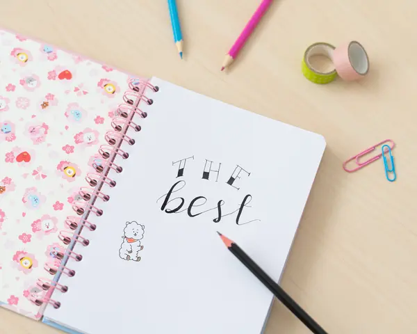 Comprar Cuaderno Tapa Forrada A5 BT21 Cherry Blossom 
