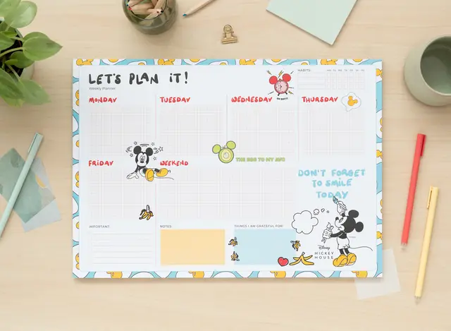 Comprar Bloc Planificador Semanal A3 Mickey Mouse 