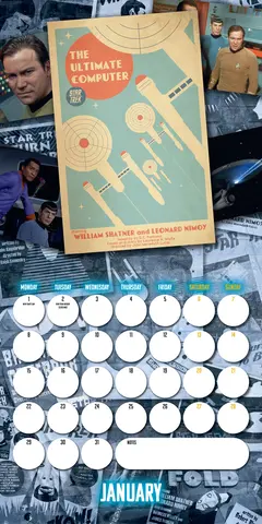 Comprar Calendario 2024 30X30 Star Trek Classic 