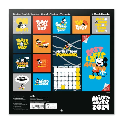 Comprar Calendario 2024 30X30 Disney Mickey 