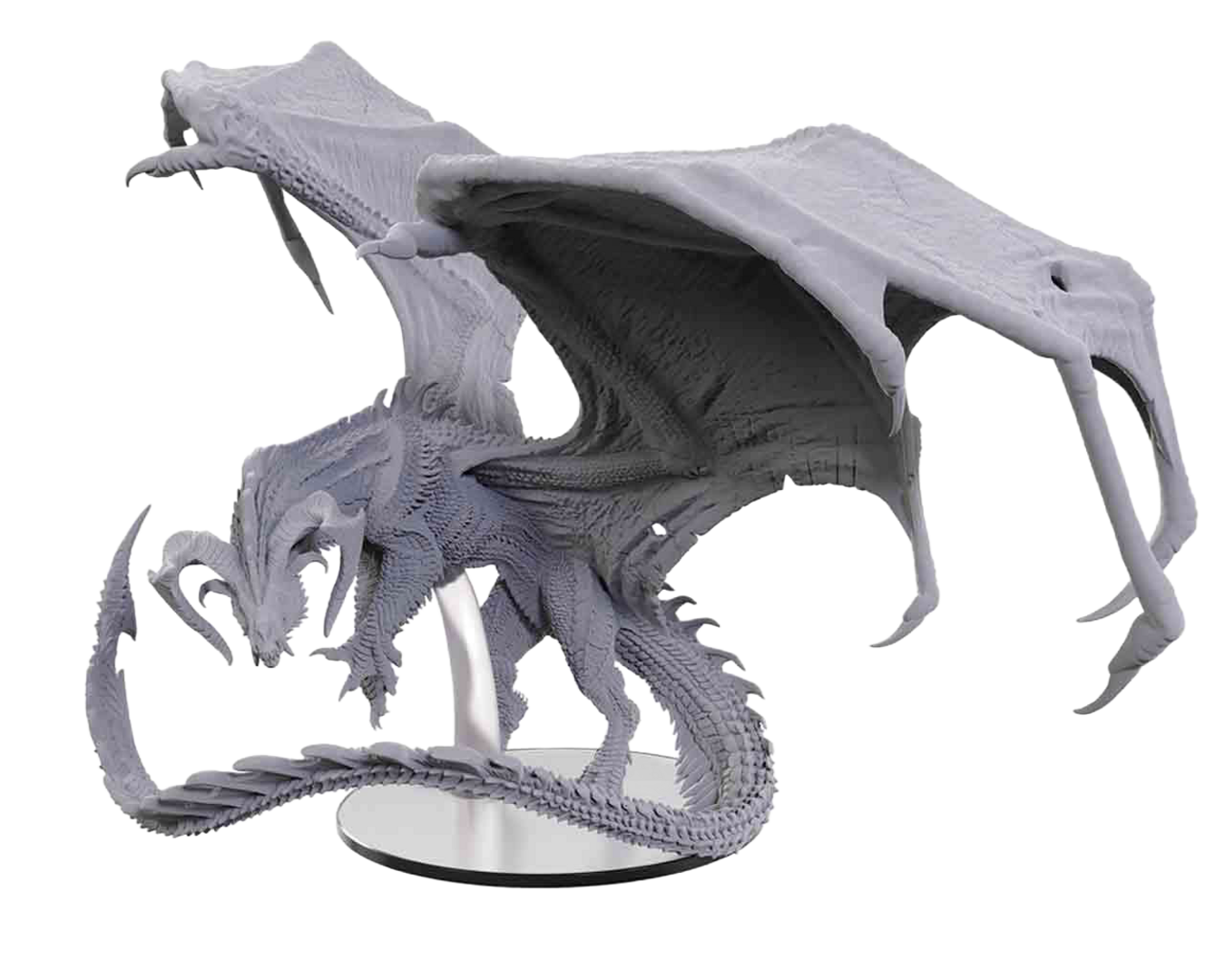 Figura adult black dragon corruptor *sin pintar* dungeons & dragons - icons of the realms wizkids