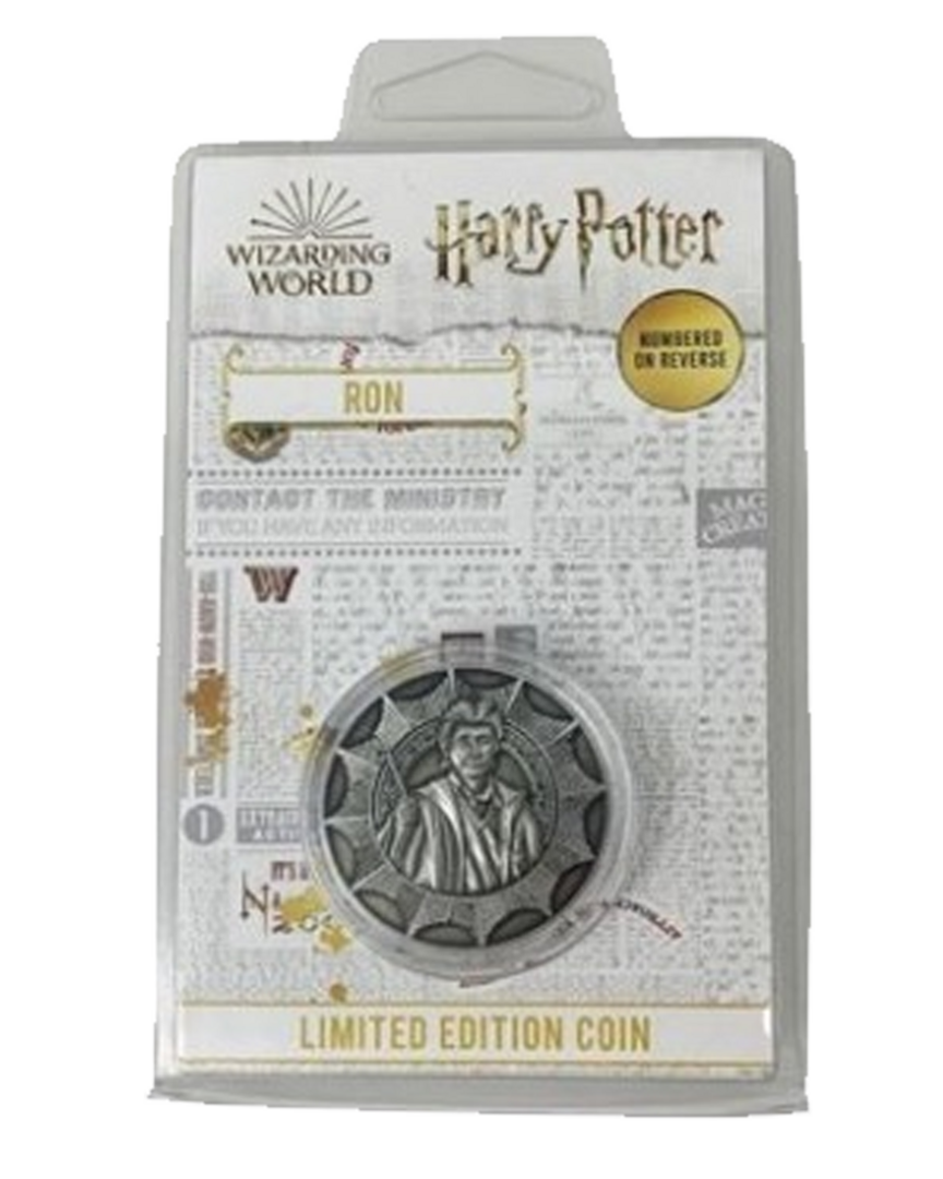 Moneda Coleccionable Ron Weasley Harry Potter Edición Limitada