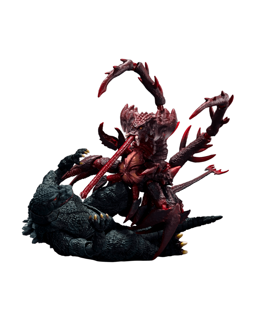 Figura godzilla jr vs. destroyah evolution set sh monster arts