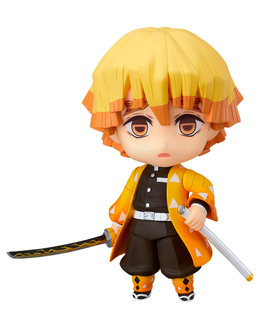 Figura zenitsu agatsuma demon slayer: kimetsu no yaiba nendoroid