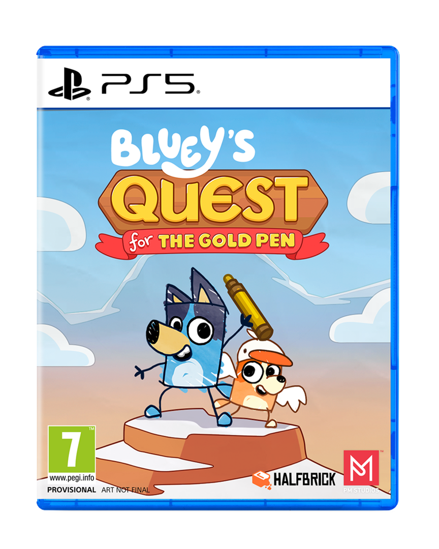 Bluey's quest for the gold pen