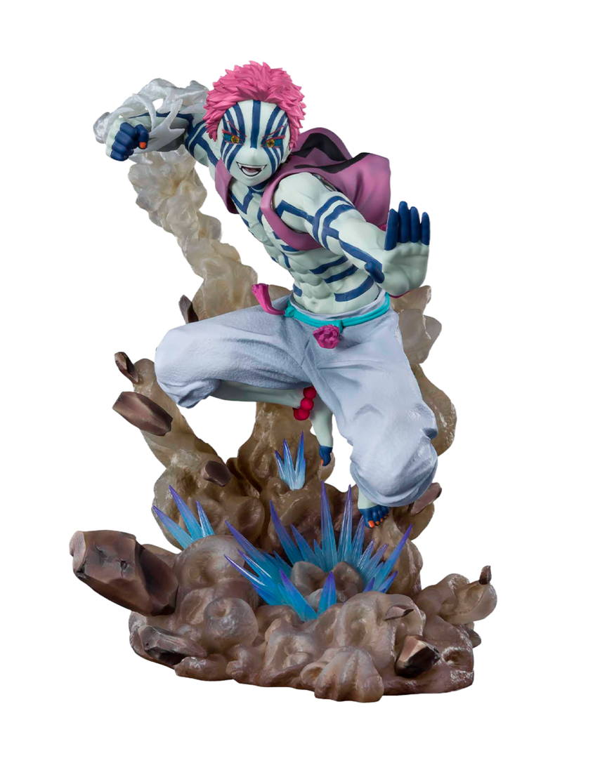 Figura akaza demon slayer: kimetsu no yaiba figuarts zero tamashii
