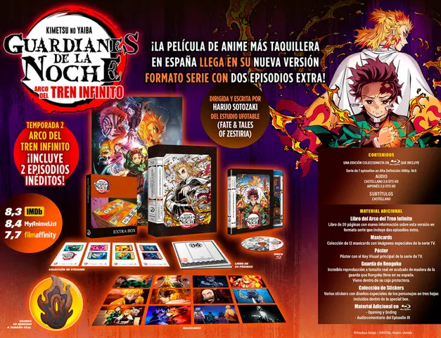 Comprar Demon Slayer: Kimetsu No Yaiba - Saga Del Tren Infinito Temporada 2 Parte 1 Coleccionista Blu-ray Coleccionista Blu-ray