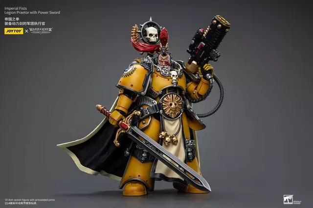 Reservar Figura Praetor de la Legión Imperial Fist con Power Sword PVC 1/18 Warhammer The Horus Heresy 12 cm Figuras Estándar