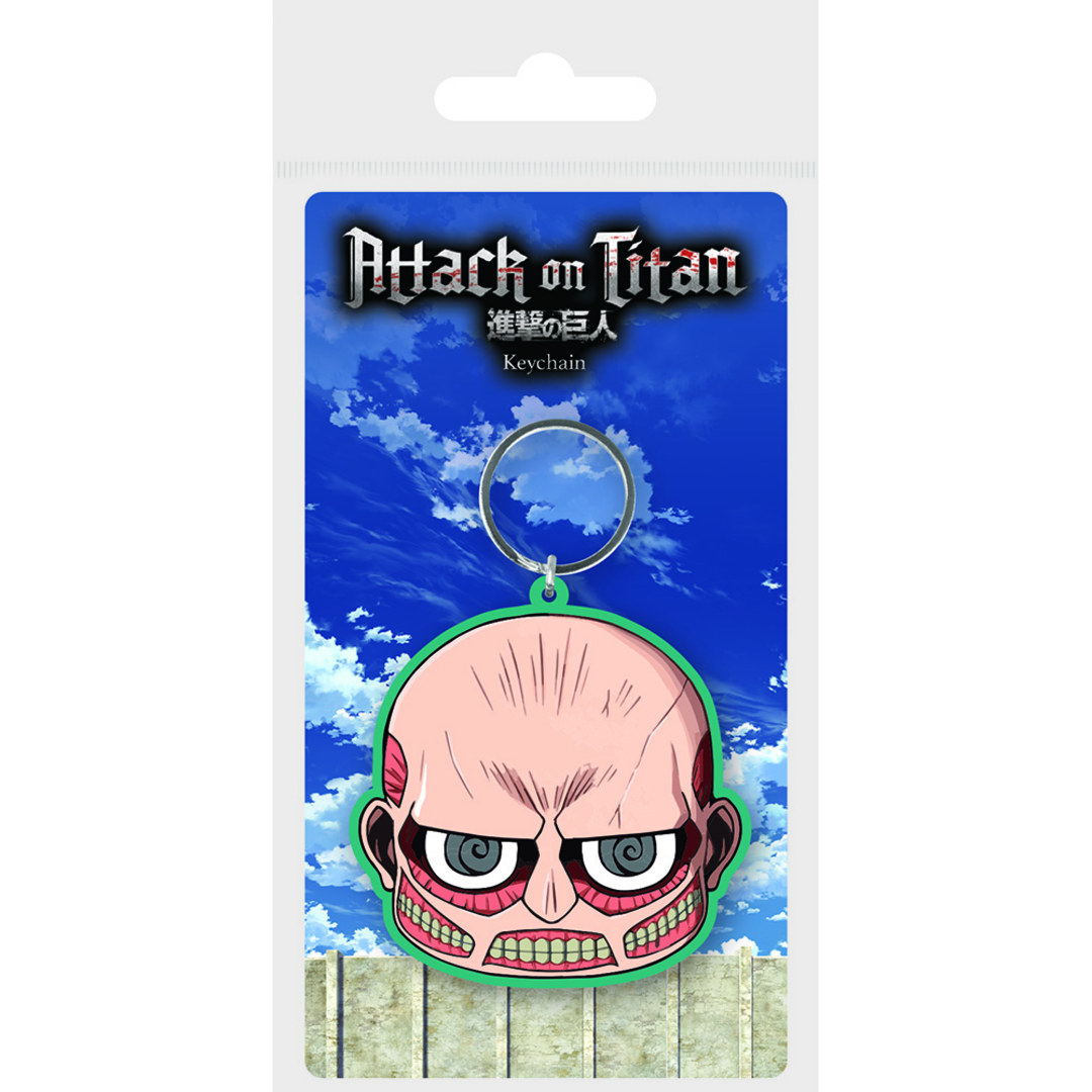 Ataque a los titanes - llavero colossal chibi