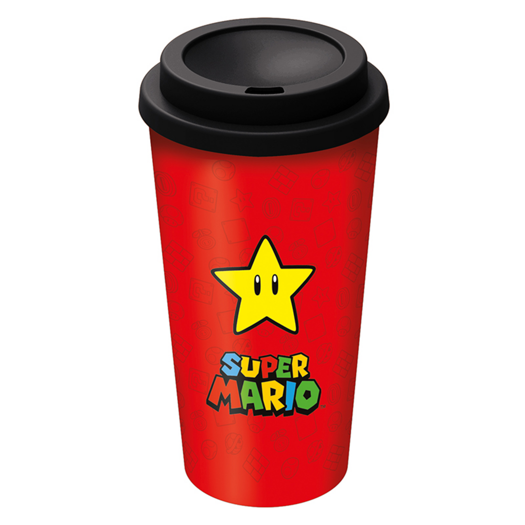 Super mario - vaso café doble pared 520 ml