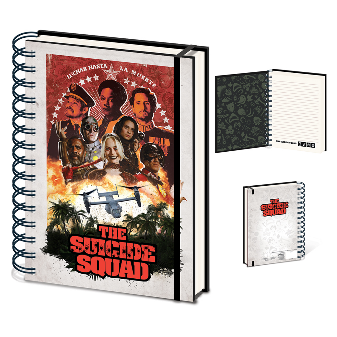 Escuadrón Suicida - Cuaderno A5 Espiral Jungle