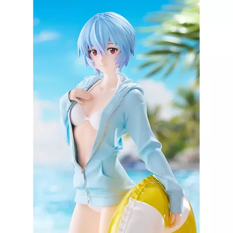 Reservar Figura Rei Ayanami Rebuild of Evangelion Beach Queens Pop Up Parade L Figuras Estándar
