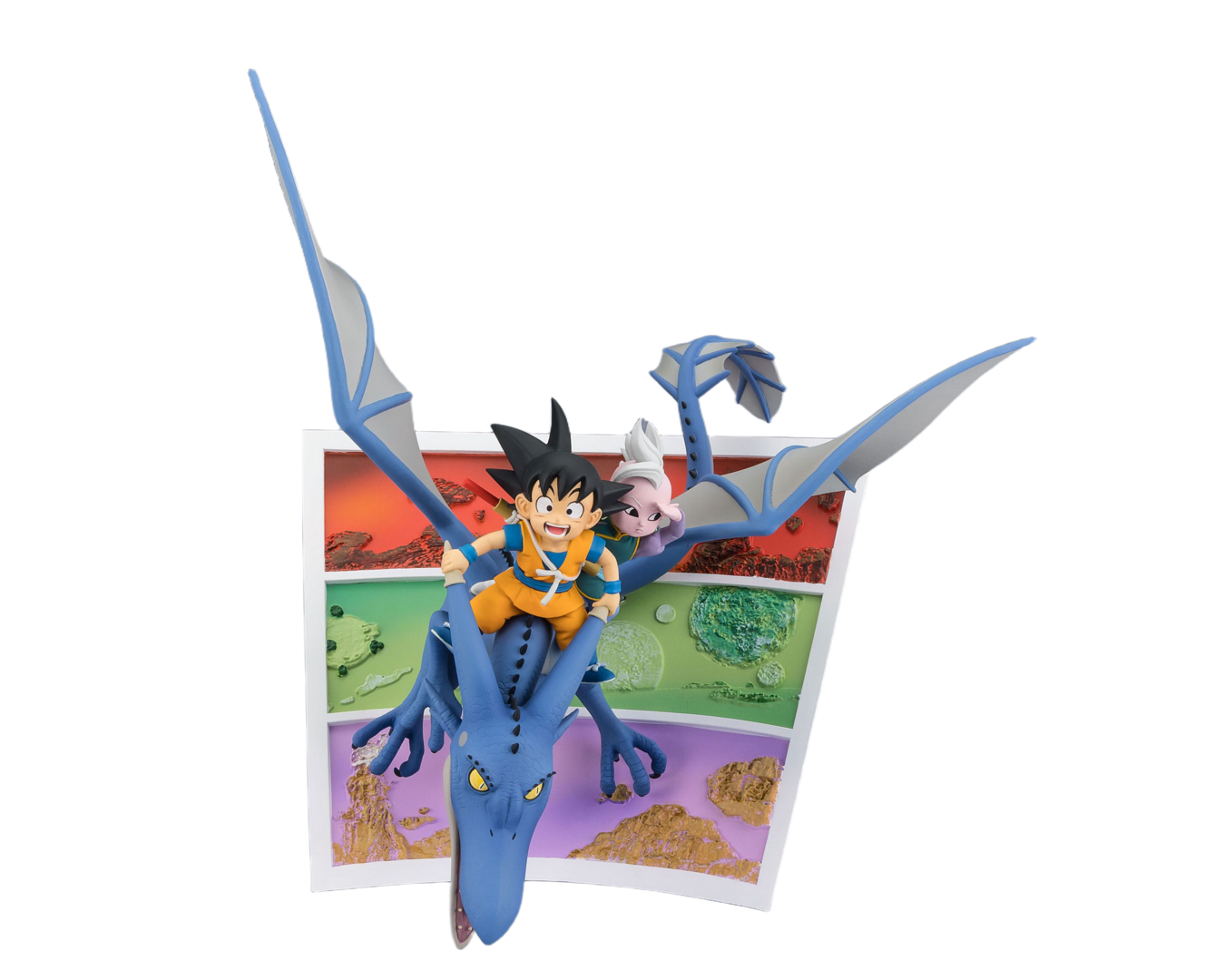 Figura son goku y kaio mini dragon ball daima figuarts zero