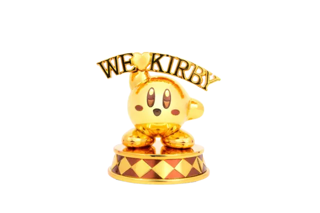 Figura Metálica Kirby We Love Kirby Edición Oro First 4 Figures